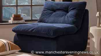 Luxury sofa-feel chair reduced from £189 to £119 is perfect for curling up with a book