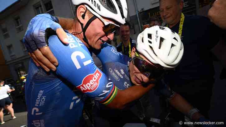 ’Sprookjeshuwelijk’ tussen Van der Poel en gebroeders Roodhooft leidt in deze Tour tot twee zeges Alpecin: ’Mathieu bepaalt zelf wanneer hij stopt’