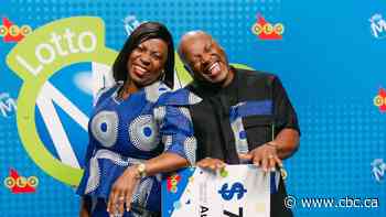 Newly retired Brampton couple wins $70M Lotto Max jackpot
