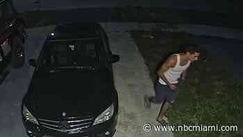 Video shows man accused of exposing himself near child's window lurking in Cutler Bay