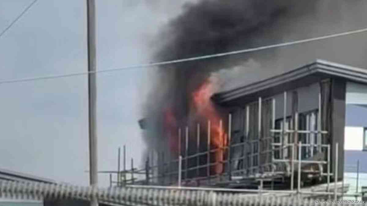 Horror as fire rips through primary school while toddlers attend summer club
