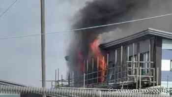Toddlers evacuated from holiday club as fire swept through Port Talbot school