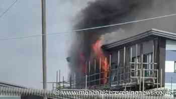 Toddlers evacuated as fire rips through primary school