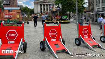 Anti-ram vehicle barriers installed at city beach