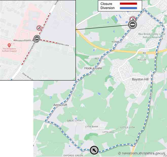New pedestrian crossing to be installed on Longden Road, Shrewsbury