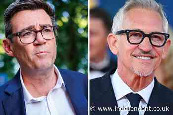 Gary Lineker leads British millionaires telling Burnham: ‘We want to pay more tax’