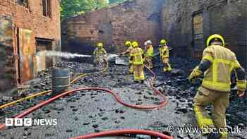 Fire crews tackle blaze at industrial unit