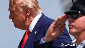 Neue Angriffswelle: Trump: Iran wird "sehr bald bereit" für Deal sein