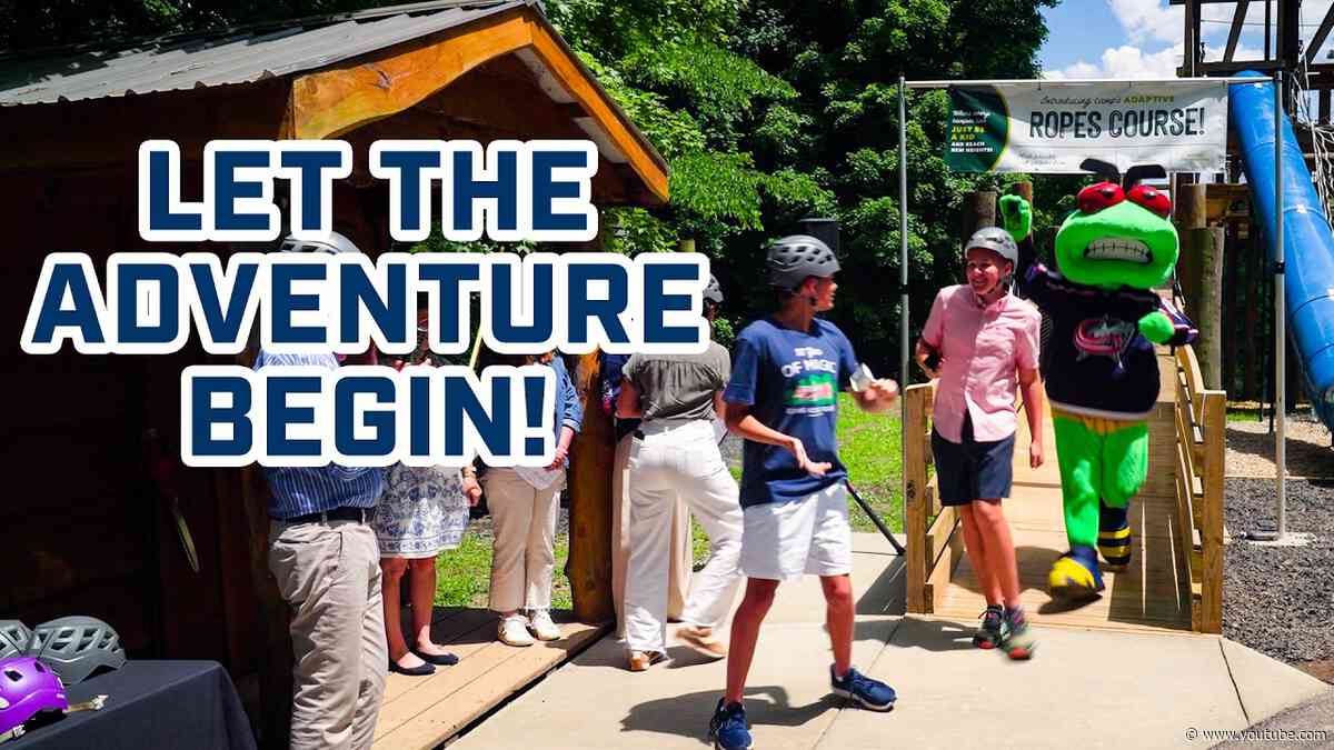 Ready for Adventure On The New Ropes Course at Flying Horse Farms!