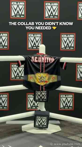 Spotted at Fanatics Fest 👀 Take home your own D.C. United x WWE jersey this Saturday 👊⚽