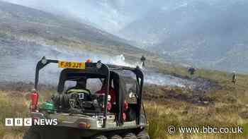 Wildfire has burned 600 hectares, data suggests