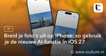 Breid je foto’s uit op iPhone: zo gebruik je de nieuwe AI-functie in iOS 27