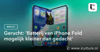 Gerucht: ‘Batterij van iPhone Fold mogelijk kleiner dan gedacht’