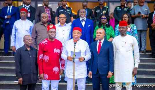 South-East governors to fully support Tinubu in 2027 — Uzodimma
