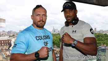 AJ reveals Team Usyk's motivational message ahead of comeback 