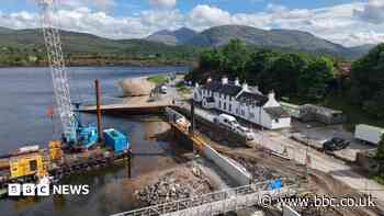 Corran Ferry improvement work 'progressing well'