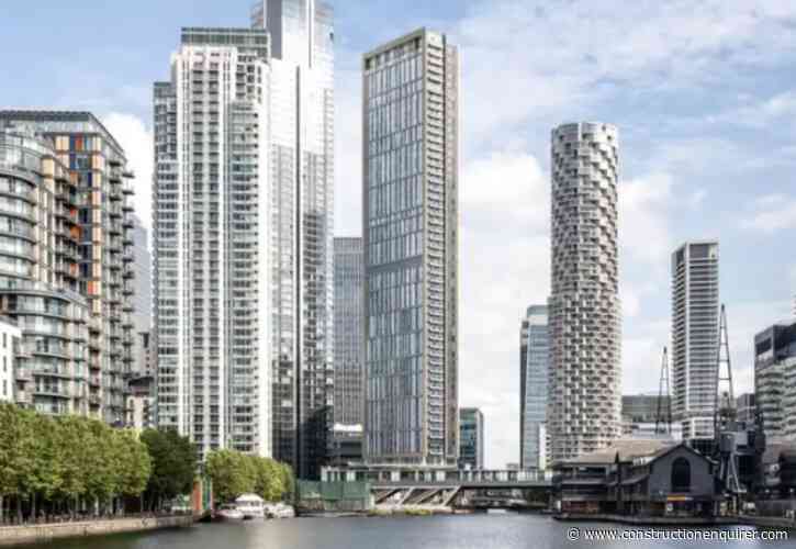 Green light for 54-storey multi-tenure Canary Wharf tower