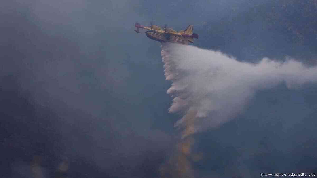 Waldbrände breiten sich weiter aus: Flugzeuge und Helikopter kämpfen gegen Feuer auf Sizilien