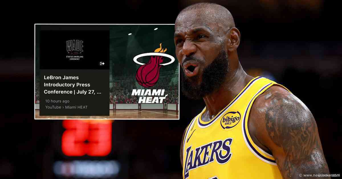 Verwijderde persconferentie doet fans opnieuw dromen: keert LeBron James terug naar Miami Heat?