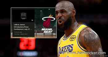 Verwijderde persconferentie doet fans opnieuw dromen: keert LeBron James terug naar Miami Heat?