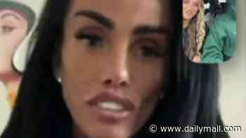 Katie Price tells her horrified children she's had another secret boob job as she finally makes her first appearance in The Princess Diaries following ban