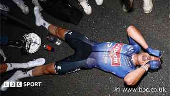 Philipsen sprints to stage 17 win as UCI defends night tests