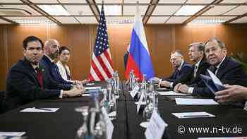 Moskau macht der EU Vorwürfe: Ukraine-Treffen von Rubio und Lawrow dauert nur 35 Minuten