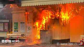 Three boys arrested after station fire