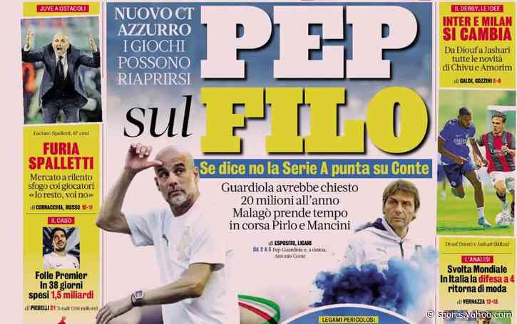 Today’s Papers – Guardiola down to the wire, furious Spalletti