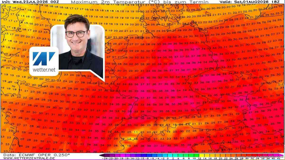 Nächste Hitzewelle rollt an – und ein Wettermodell zieht für zwei Regionen sogar bis zu 45 Grad in Betracht