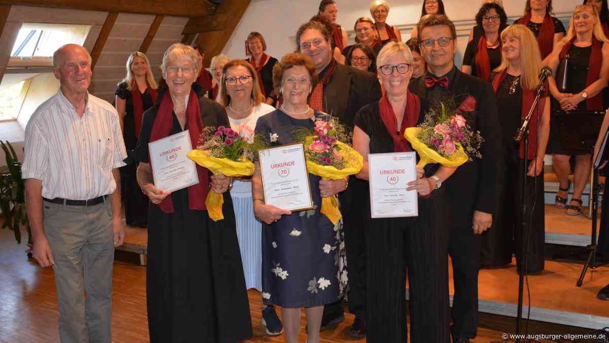 Liedertafel ehrt langjährige Mitglieder