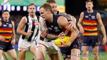 AFL LIVE: ‘It’s men versus boys’: Crows bigs dominate Pies