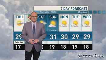 Riley Laychuk's Manitoba forecast for Thursday, July 23, 2026