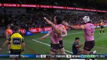 McLean scores freakish try in the corner