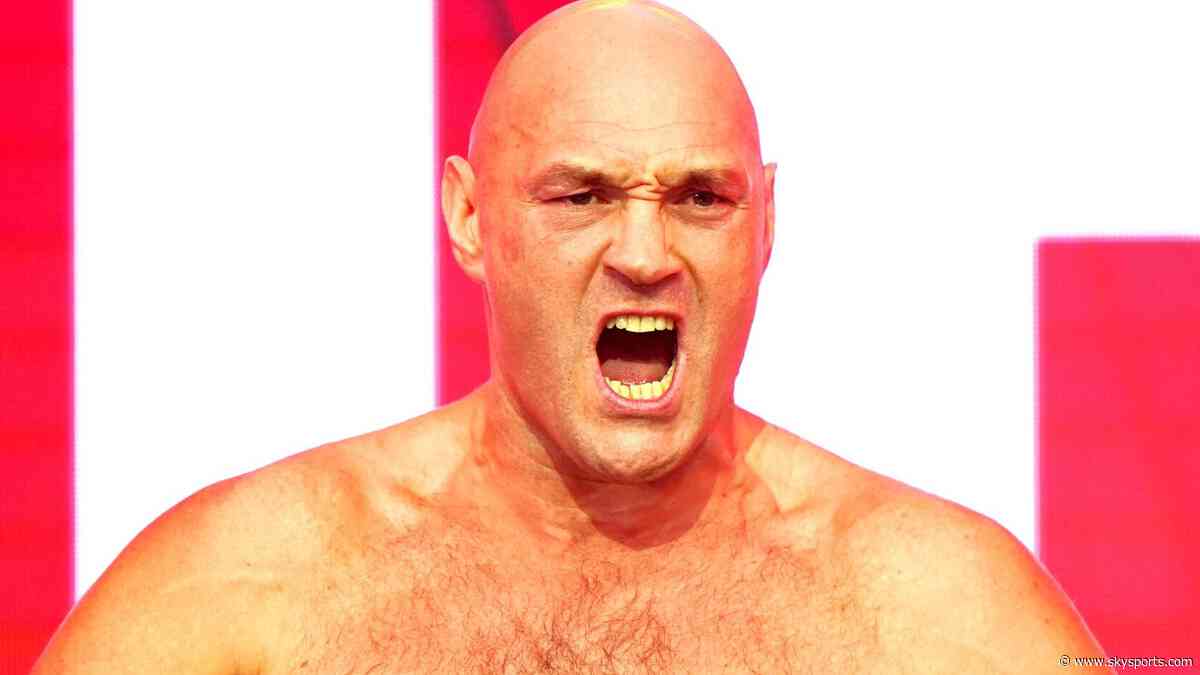 Fury weighs in nearly two stones lighter than Wach
