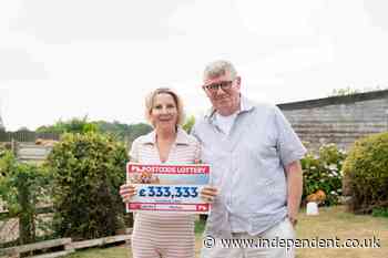 Couple who both ‘nearly died’ cash out in bumper Postcode Lottery win