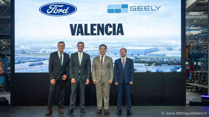 Ford cede il 34% dello stabilimento di Valencia a Geely. Al via la partnership