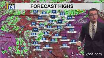 Drier weather and hotter temperatures around New Mexico