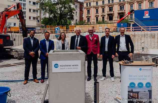 Ein Fundament für die Zukunft: Münchener Verein feiert die Grundsteinlegung des "Stadtpalais"