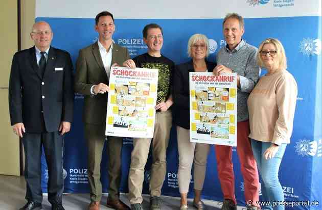POL-SI: Die Dilldappen warnen vor Betrüger und unterstützen die Polizei - Künstler Matthias Kringe schickt seine Comicfiguren in der Kriminalprävention ins Rennen-#polsiwi