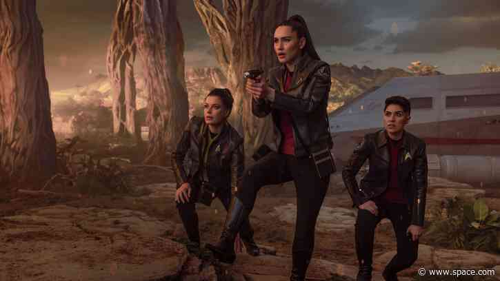 'Star Trek: Strange New Worlds'' season 4 opener is a pulpy sci-fi joy packed with dinosaurs, martians, and a 5th planet where the asteroid belt should be