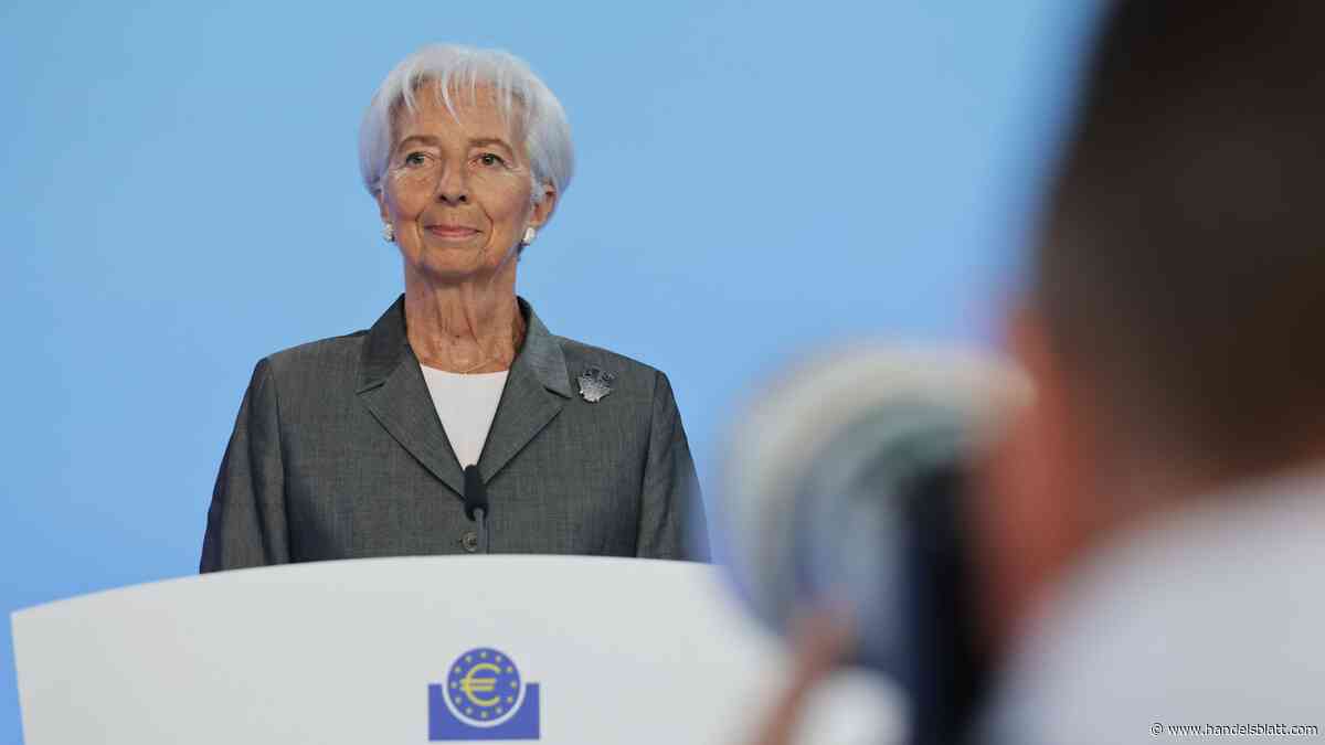 Notenbank: Jetzt live: EZB-Chefin Lagarde erklärt die neue Zinsentscheidung