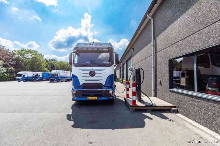 Transportbedrijf Ter Riele neemt eerste elektrische vrachtwagen in gebruik