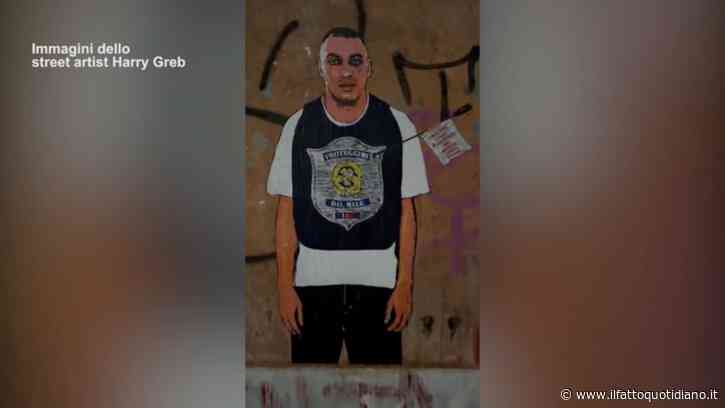Murale dedicato ad Abderrahim Fakir a Roma, lo street artist Harry Greb: “Scioccato come dopo la morte di George Floyd”