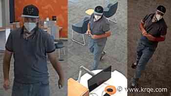 FBI offers reward for information about Albuquerque PNC Bank robbery suspect