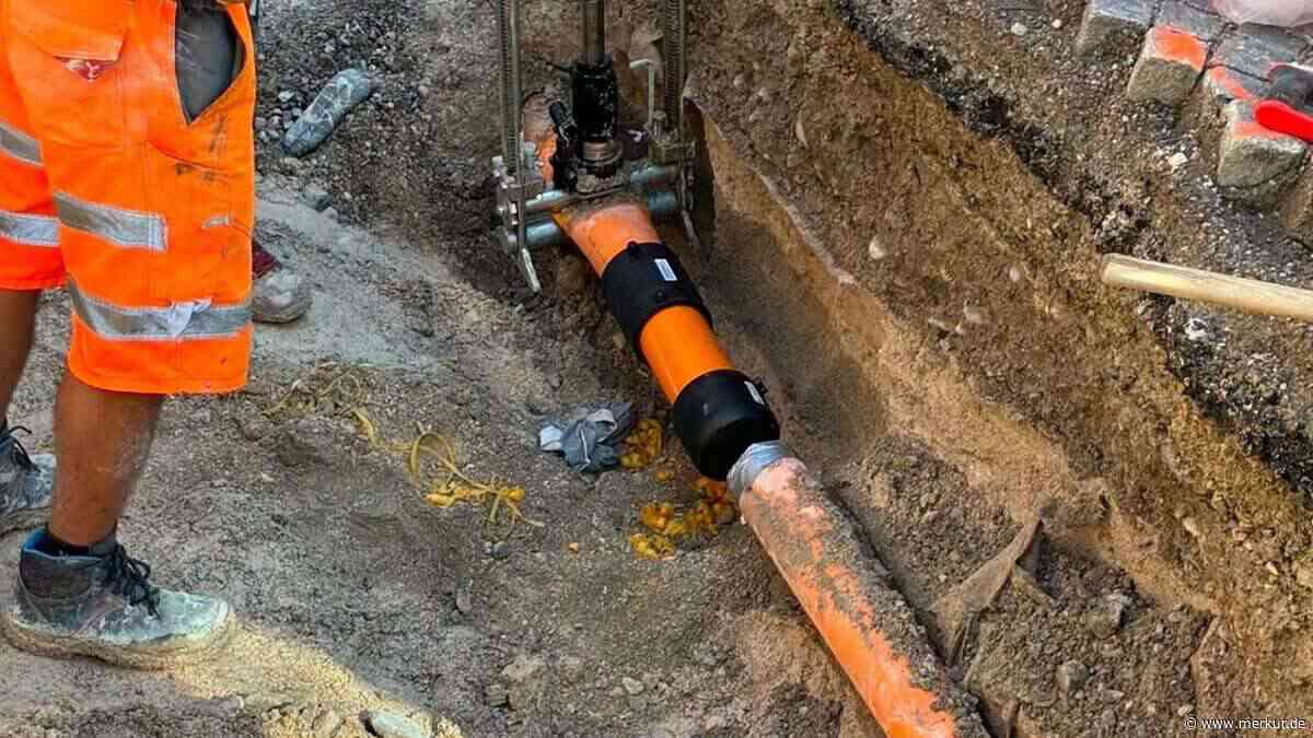 Bagger trifft Gasleitung: Keine Verzögerung bei den Bauarbeiten