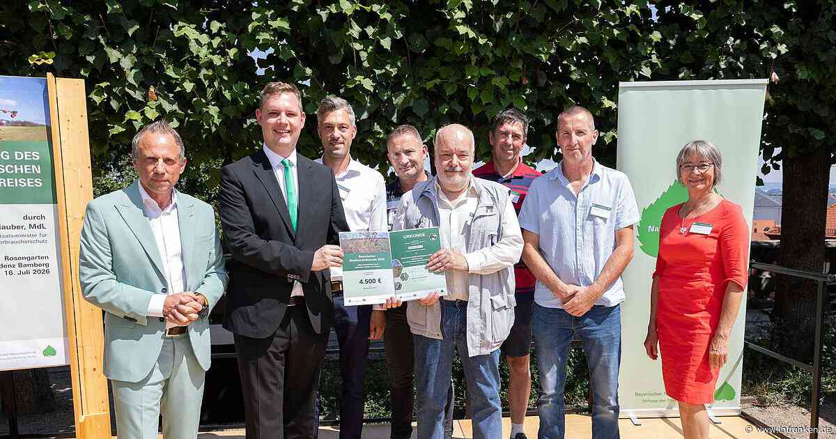 Stadt Bamberg mit Bayerischem Biodiversitätspreis ausgezeichnet