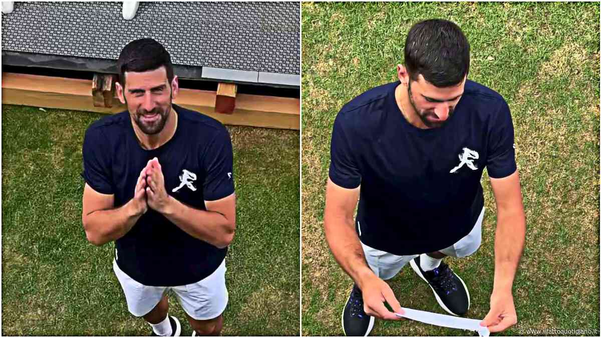 “È una bambina”: il video di Djokovic che partecipa a un gender reveal a Wimbledon. Poi sorprende i futuri genitori con un regalo