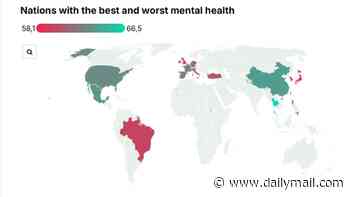 Britain has the WORST mental health in all of Europe, study finds - but the Japanese are the most miserable