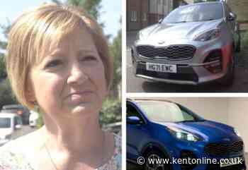 The Kent postcodes with the highest number of car crimes